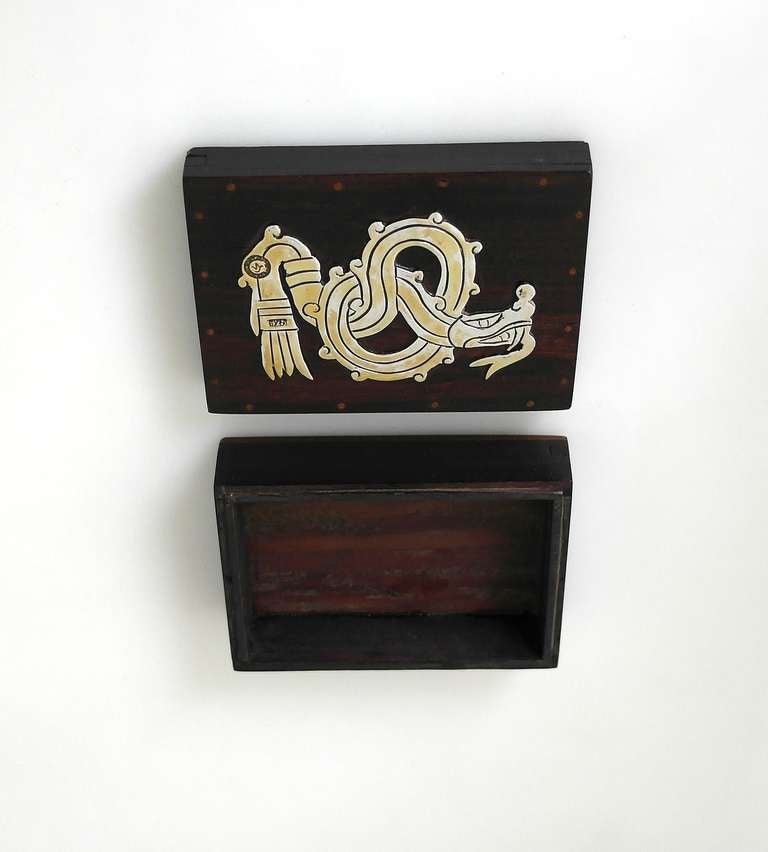William Spratling 1940 Sterling Silver & Rosewood Box 2
