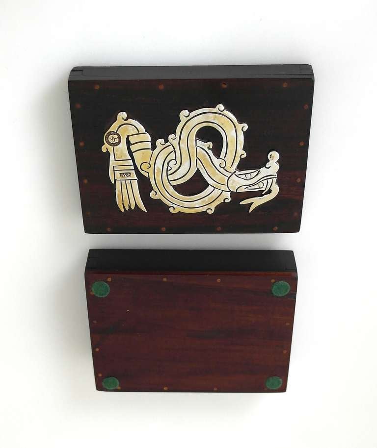 William Spratling 1940 Sterling Silver & Rosewood Box 3