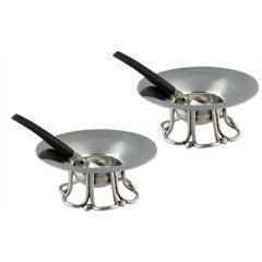 Spratling Sterling Silver Rosewood Condiment - Salts 5