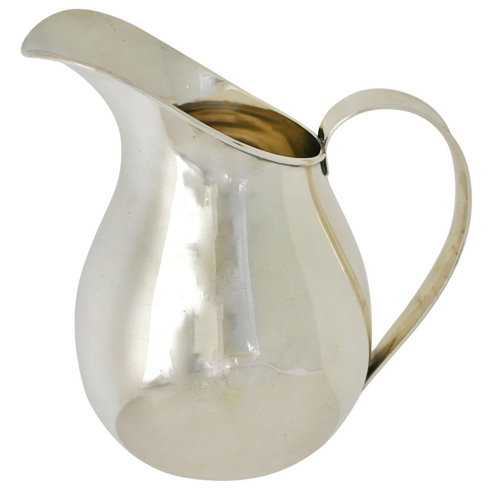 Allan Adler Sterling Silver Moderne Pitcher