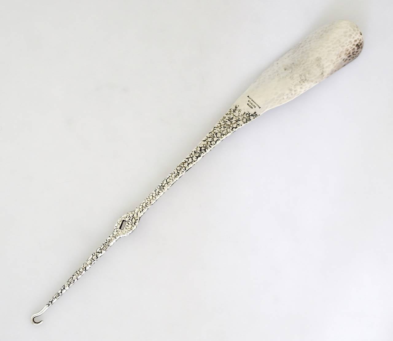 INCREDIBLE, MONUMENTAL SHOEHORN by Shiebler Sterling Silver 1890 For Sale 2