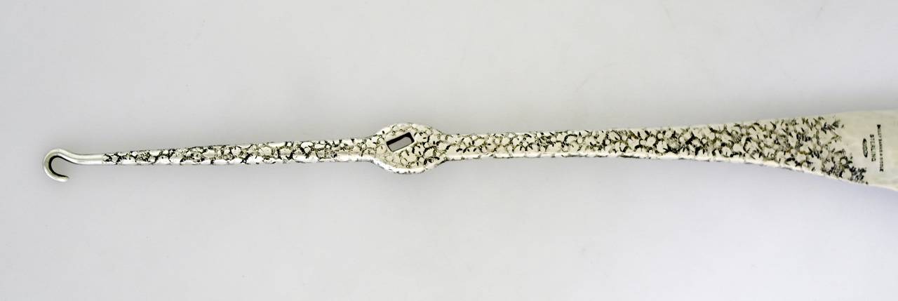 INCREDIBLE, MONUMENTAL SHOEHORN by Shiebler Sterling Silver 1890 For Sale 5