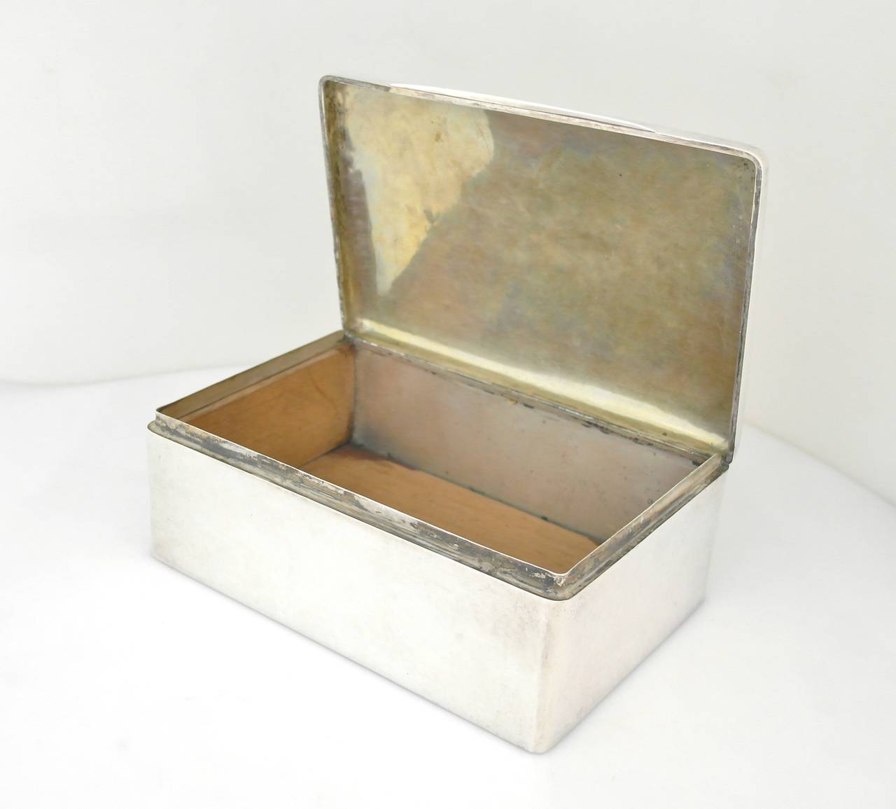 Museum Quality Richard Dimes Boston Large Hand-Wrought Sterling Silver Box 1915 3