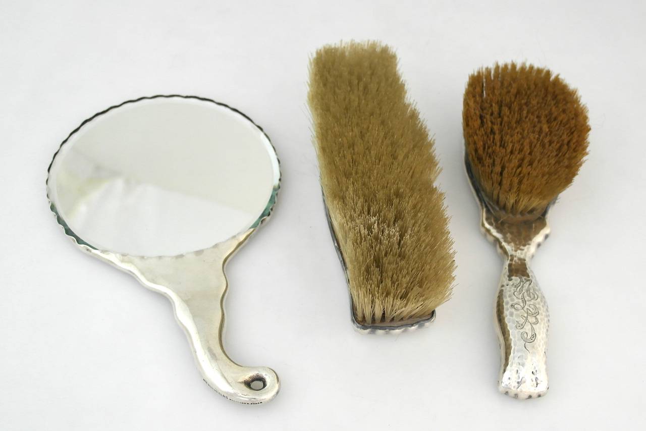 Rare Whiting Sterling Silver Grooming Dresser Set 1888 4