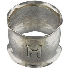 CLEMENS FRIEDELL Hand Made NAPKIN RING sterling silver