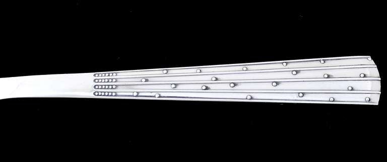 Danish Modern Sterling Silver Flatware Set - 115 Pieces In Excellent Condition In New York, NY