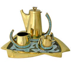 Salvador Teran Modernist Tea Service 5