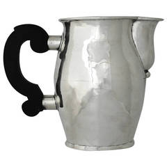 Vintage William Spratling Hand-Wrought Sterling Silver Pitcher, 1950