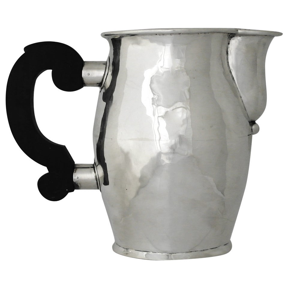William Spratling Hand-Wrought Sterling Silver Pitcher, 1950