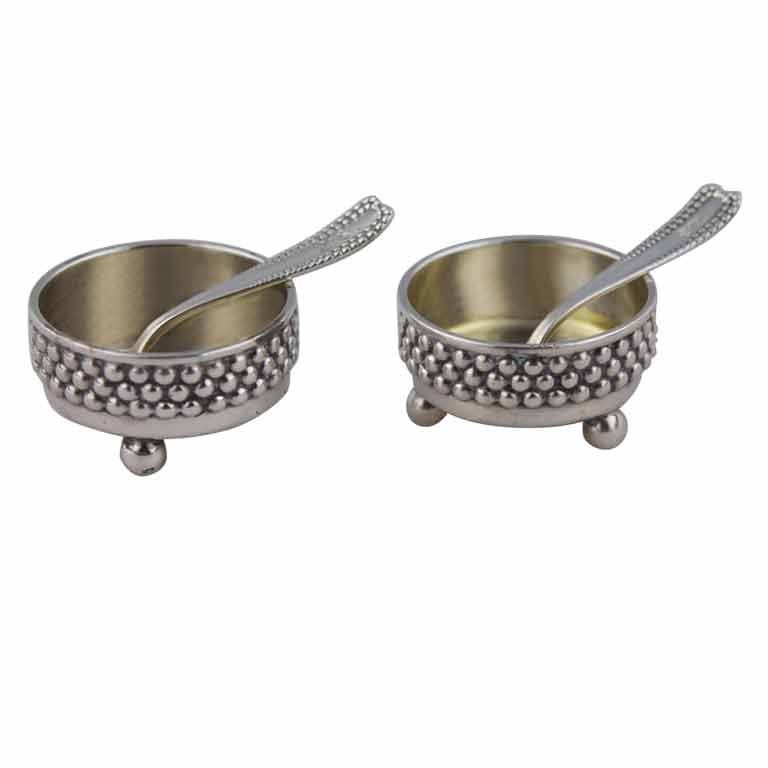 Tiffany Sterling Silver Master Salt Cellars Spoons 1872