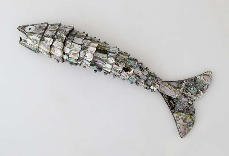 abalone fish bottle opener