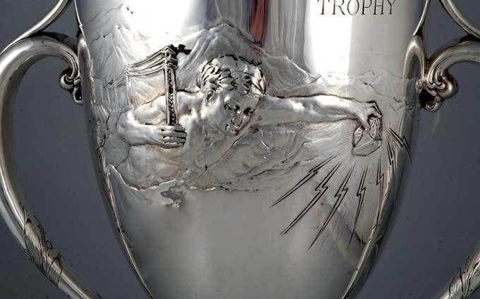American Redlich & Co. Sterling Two Handle Trophy, 1915, California