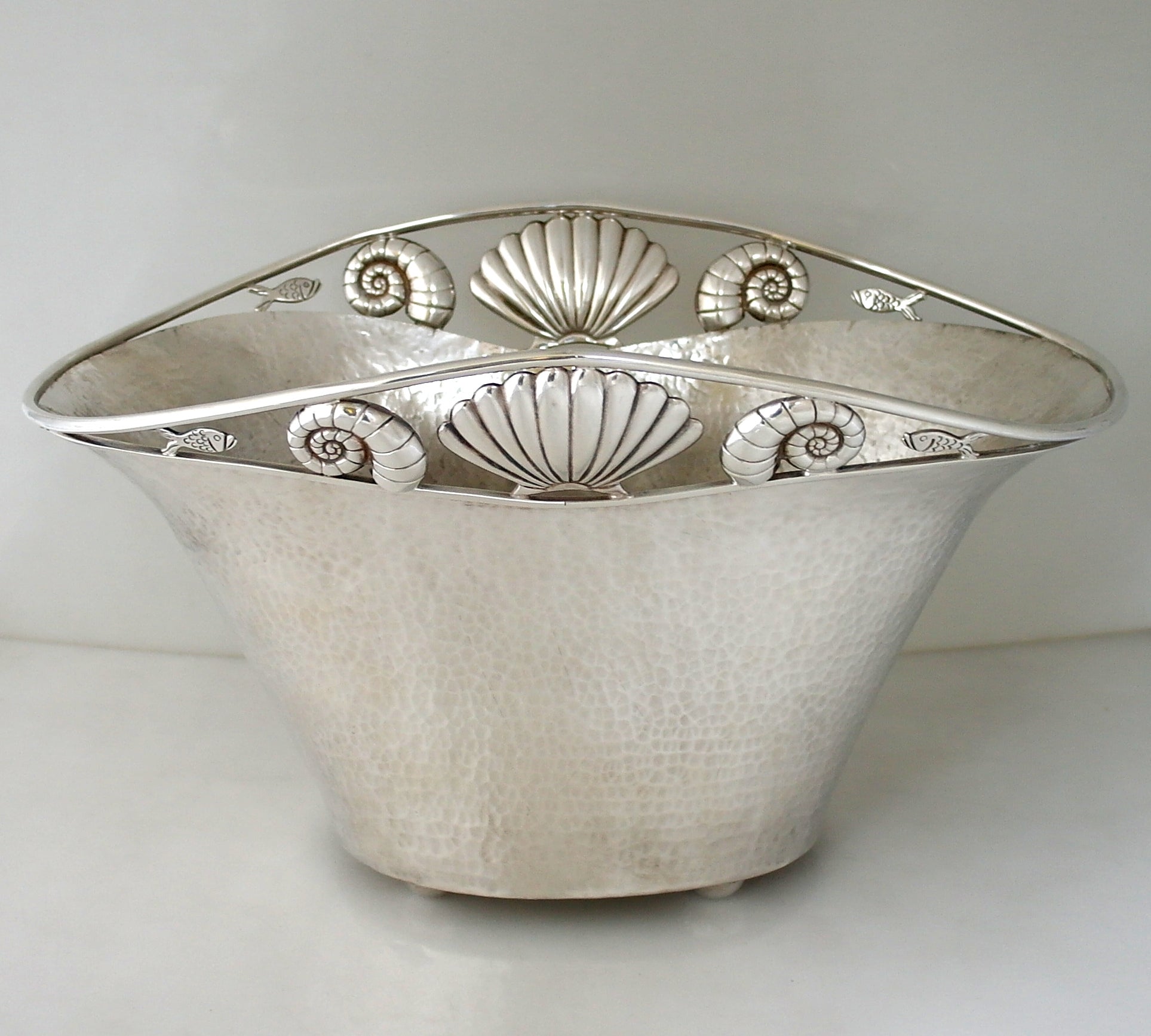 Emilia Castillo Taxco Sterling Silver Wine Champagne Bucket at 1stDibs