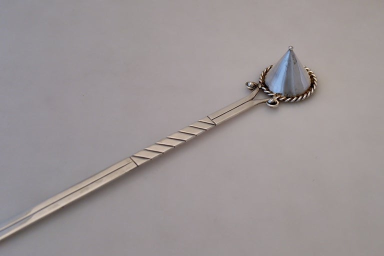 Mexican Hector Aguilar Taxco Sterling Silver Candle Snuffer