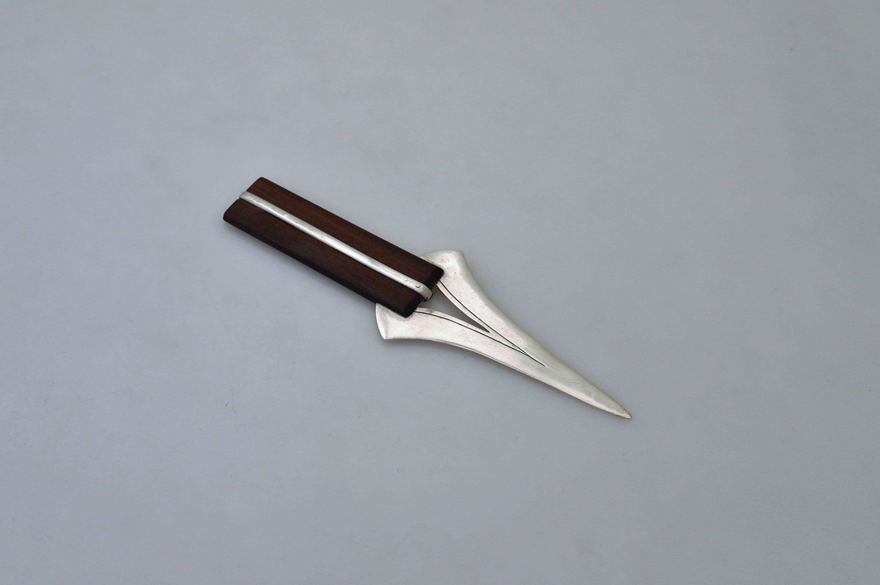 William Spratling Sterling Silver and Rosewood Letter Opener