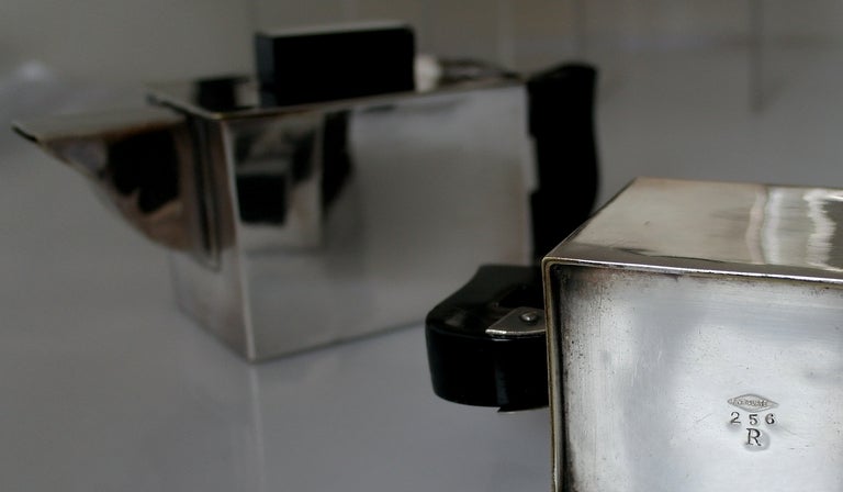 Cubist Modern Four Piece Coffee and Tea Service with Tray 1