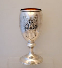 Clemens Friedell Handwrought Sterling Silver Large Cup Trophy Piece