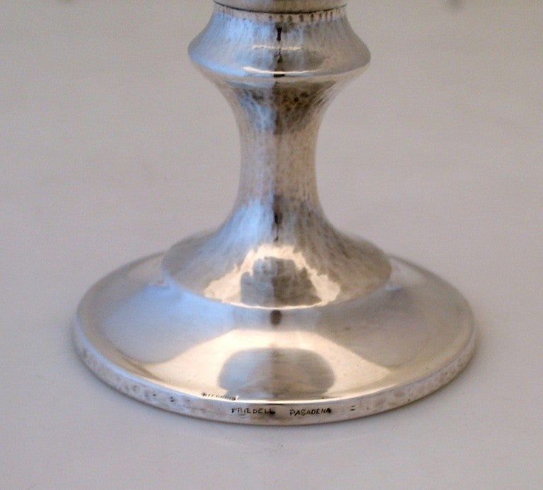 American Clemens Friedell Handwrought Sterling Silver Large Cup Trophy Piece