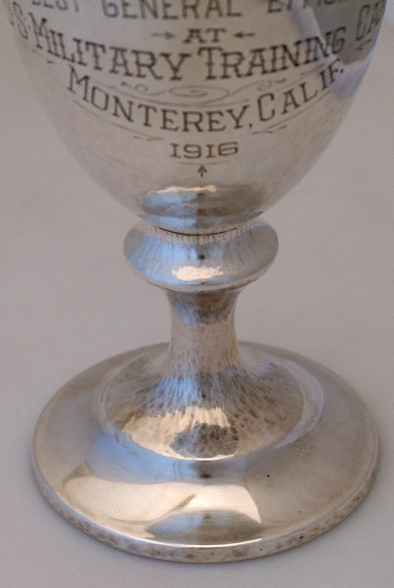 Clemens Friedell Handwrought Sterling Silver Large Cup Trophy Piece 1