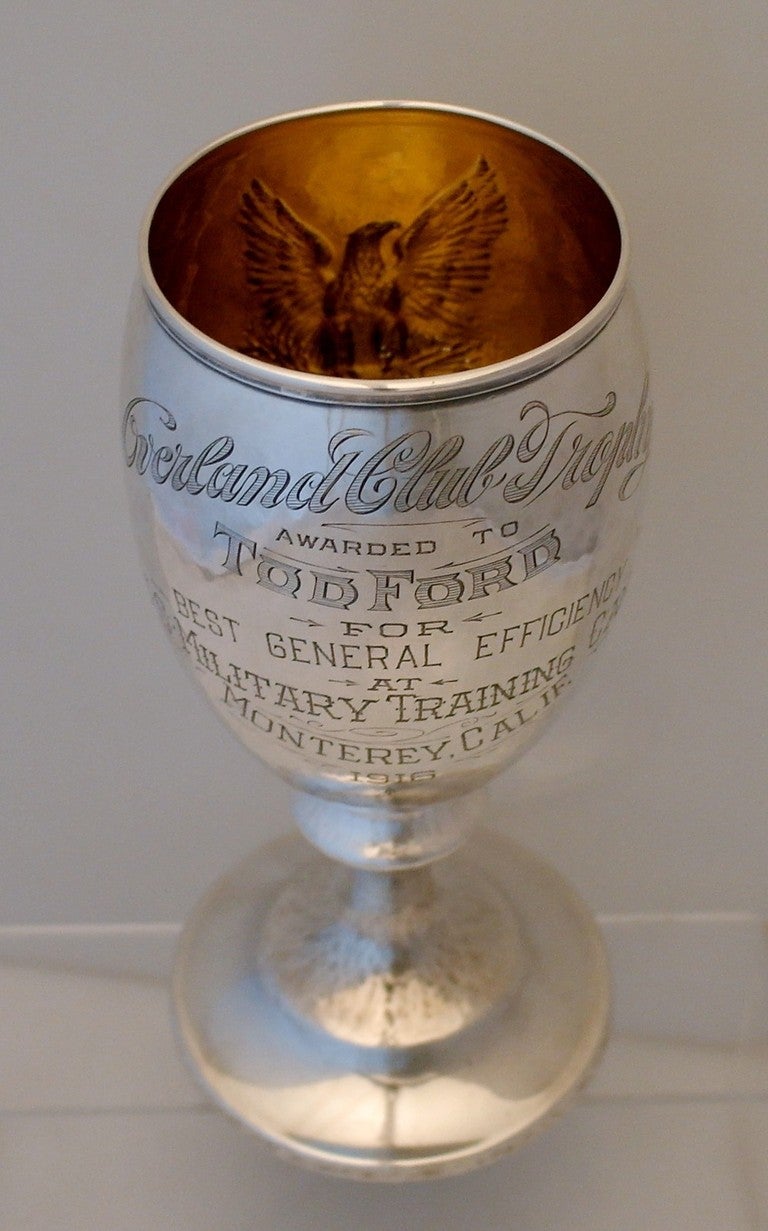 Clemens Friedell Handwrought Sterling Silver Large Cup Trophy Piece 2