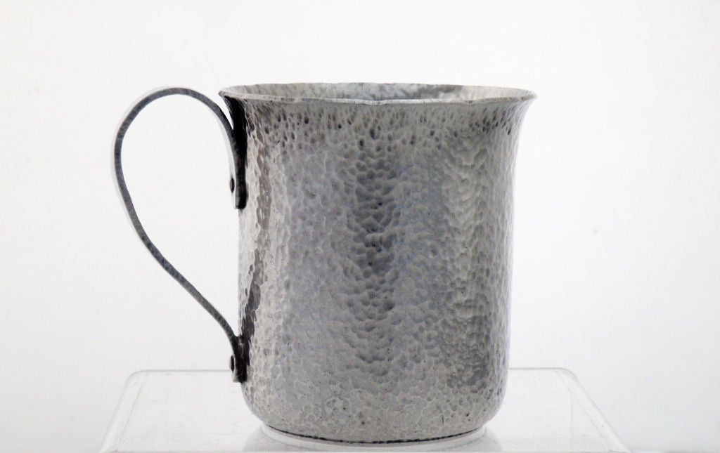 Dominick Haff Sterling Silver Aesthetic Hammered 1884