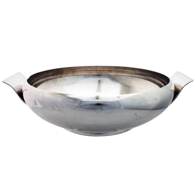 Allan Adler Sterling Silver Modernist Centerpiece Bowl 1950