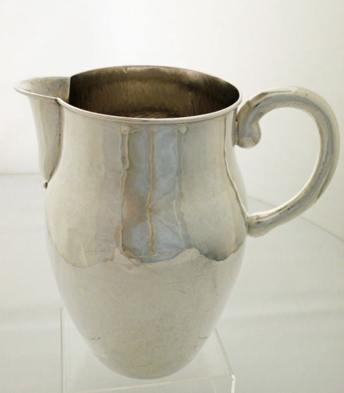 RARE Spratling Hand-wrought 25oz Sterling Silver Pitcher, 1950 3