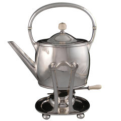 Arthur Stone Sterling Silver Kettle / Stand 1918 57oz