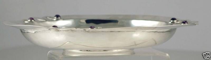 Rare and Large Spratling Sterling Silver Amethyst Bowl, 1940-1944 In Excellent Condition In New York, NY