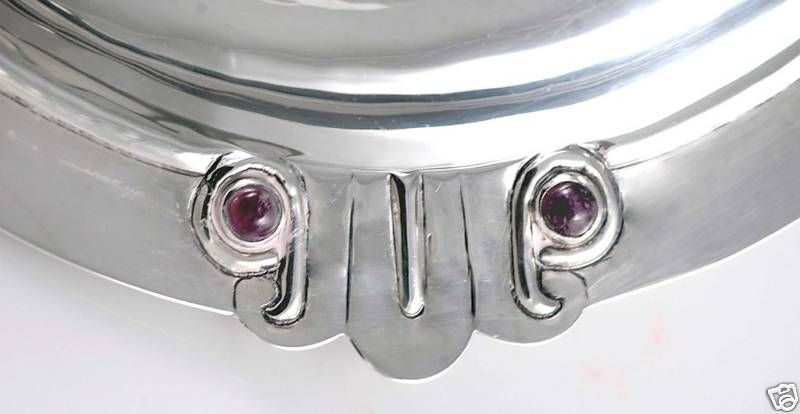 Mid-20th Century Rare and Large Spratling Sterling Silver Amethyst Bowl, 1940-1944