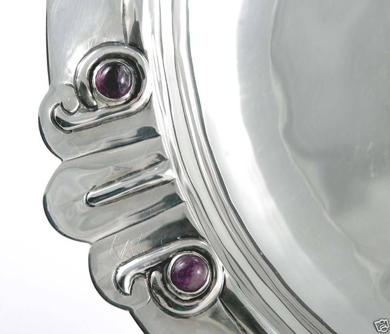 Rare and Large Spratling Sterling Silver Amethyst Bowl, 1940-1944 1