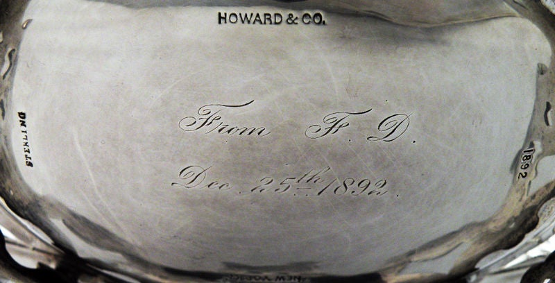 Howard Sterling Silver 2 Bowls Pierced Scrollwork 32ozs 5