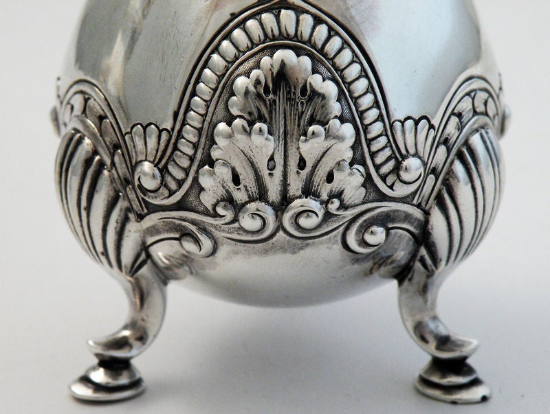 Special Order 1896 Gorham Sterling Salt Pepper Shakers In Excellent Condition In New York, NY