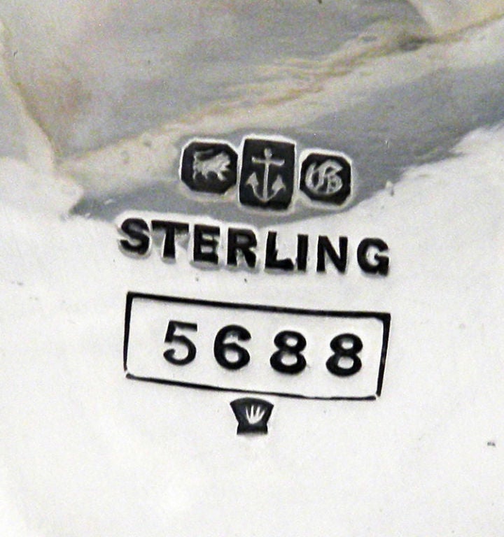 19th Century Special Order 1896 Gorham Sterling Salt Pepper Shakers