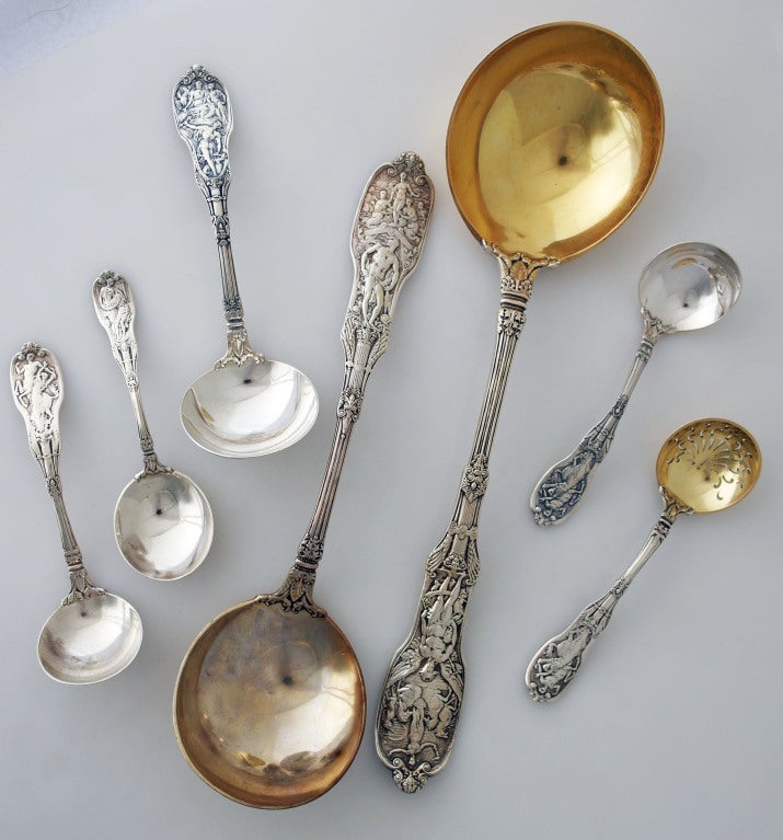 Gorham Sterling Mythologique 251pcs Very Important Set In Excellent Condition In New York, NY