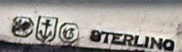 19th Century GORHAM Sterling Silver Grape Scissors Cast Fox Motifs on Handles