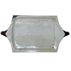 Antonio Pineda Taxco Sterling Silver Rosewood Serving Tray