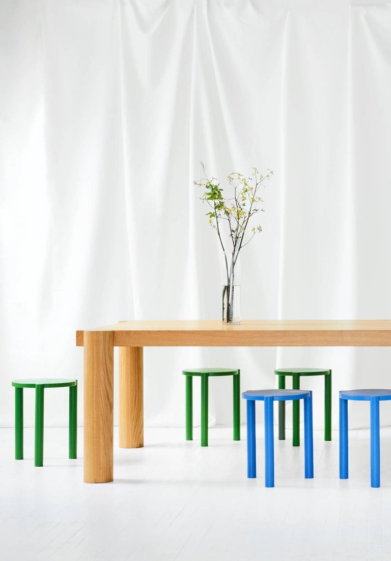WC3 Stool by ASH NYC in Green For Sale at 1stDibs