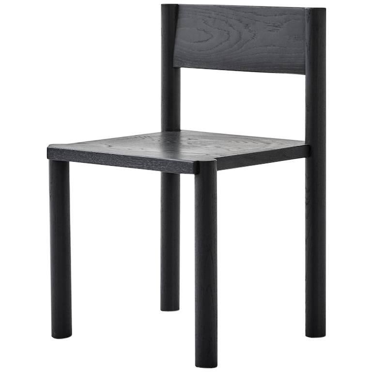 WC6 Chair by ASH NYC in Black Oak