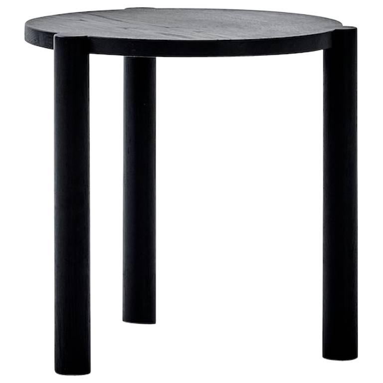 WC4 Side Table by ASH NYC in Black Oak For Sale at 1stDibs