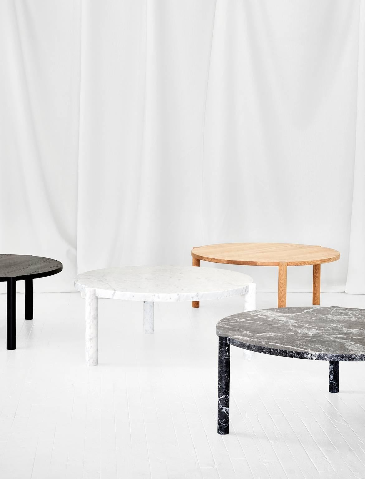 Belgian WC1 Cocktail Table by ASH NYC in Grigio Carnico Marble