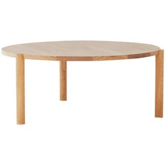 WC1 Cocktail Table by ASH NYC in White Oak