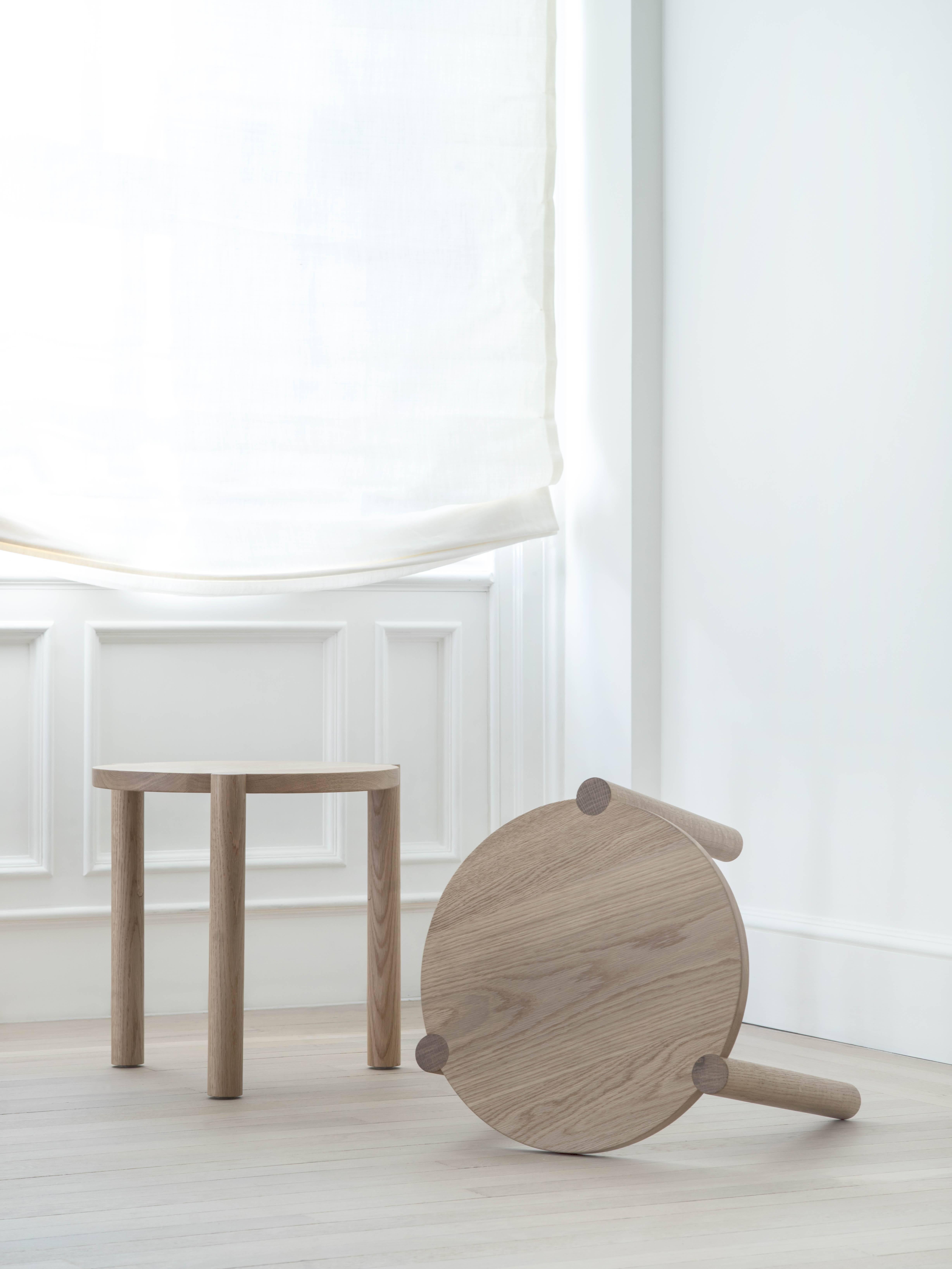 WC4 Side Table by ASH NYC in White Oak (amerikanisch)