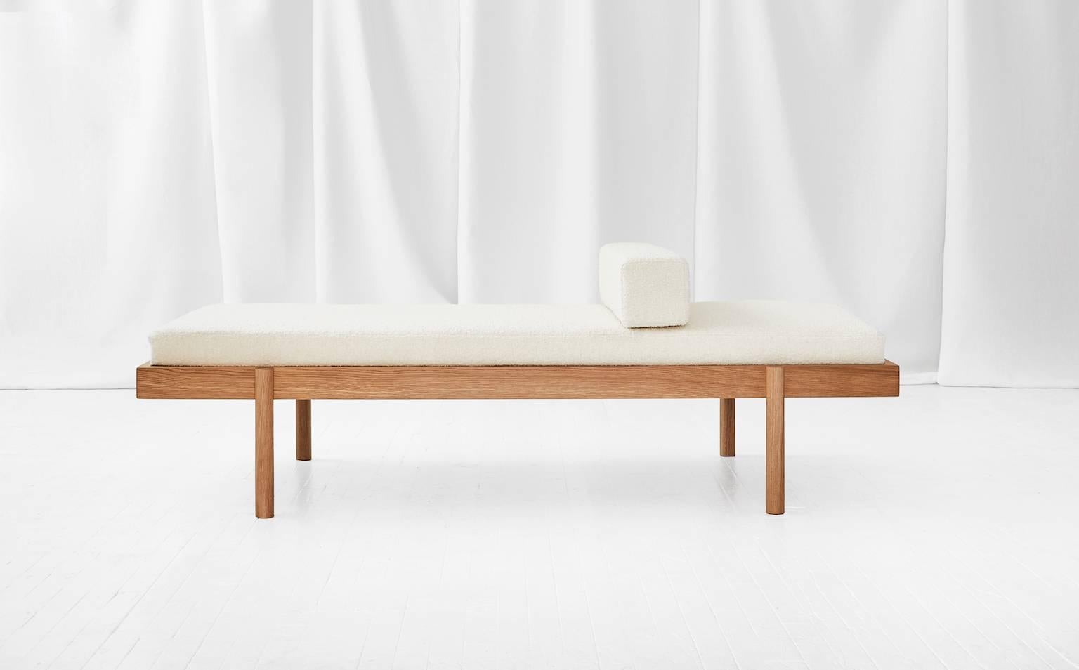 The WC2 daybed from ASH NYC is an exercise in simplicity. The hand-turned legs join seamlessly with the frame to create an elegant, handcrafted joint that defies gravity.

The form takes reference from the great French designs of the 1950s,