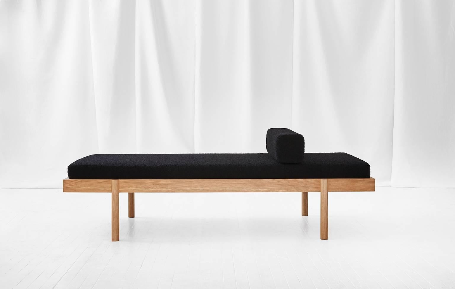 WC2 Daybed by ASH NYC in White Oak (Minimalistisch)