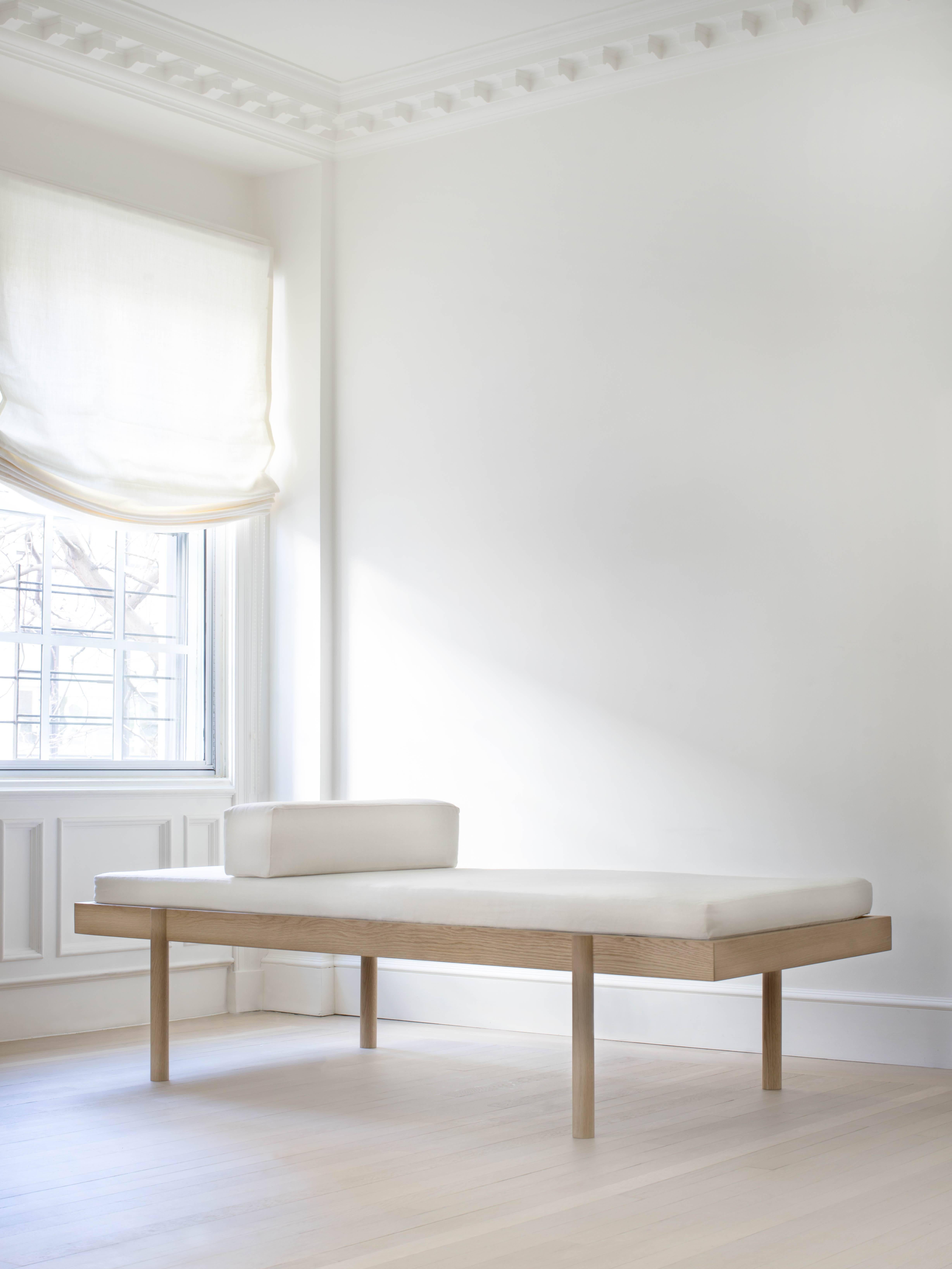 Contemporary WC2 Daybed by ASH NYC in White Oak