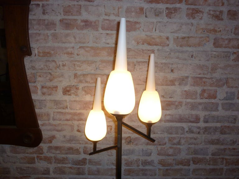 Mid-20th Century italian Floor Lamp After Stilnovo For Sale