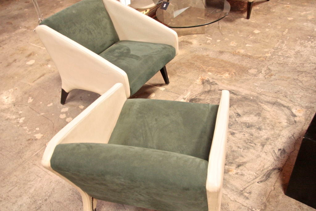 Italian Gio Ponti Lounge Chairs, 1960s 2