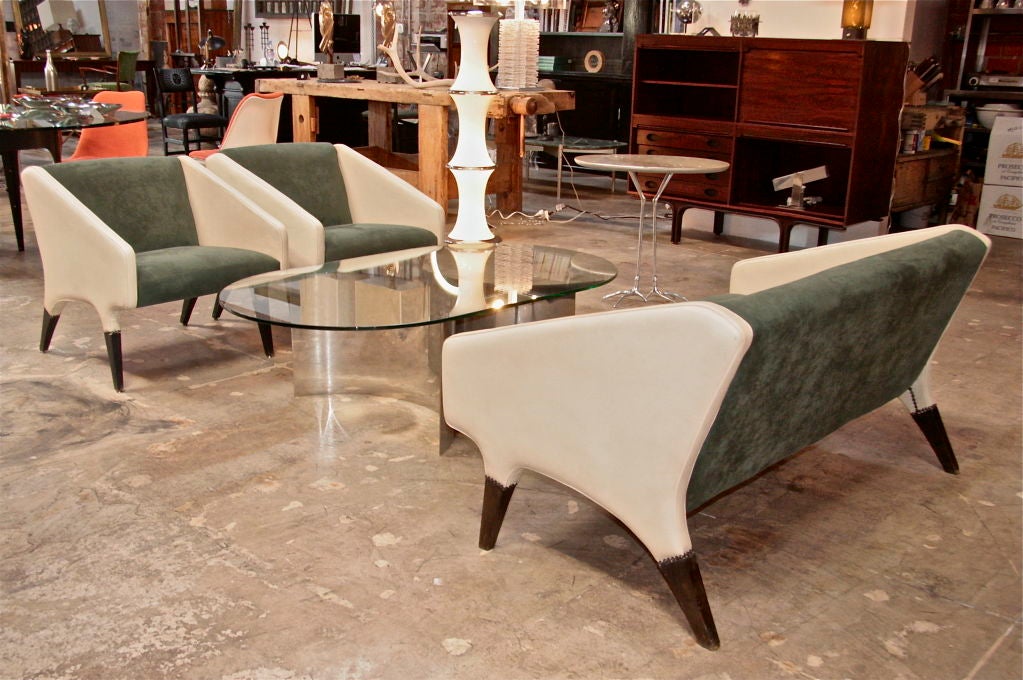 Italian Gio Ponti Lounge Chairs, 1960s 3