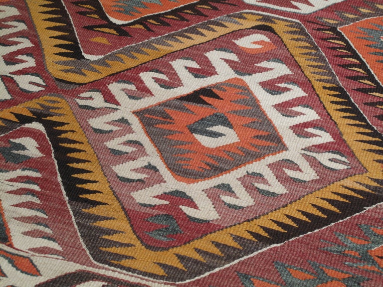 Woven Mut Kilim Rug For Sale